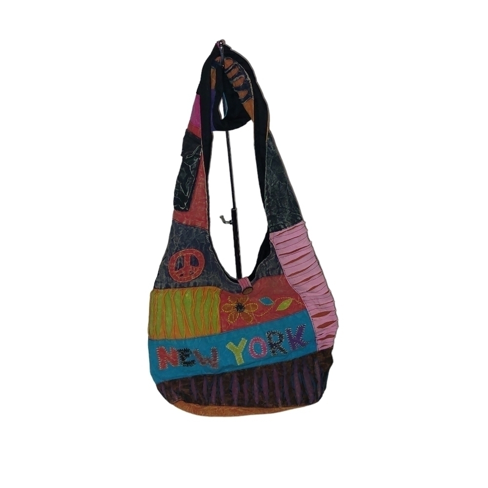 New York Patchwork BOHO Shoulder Bag